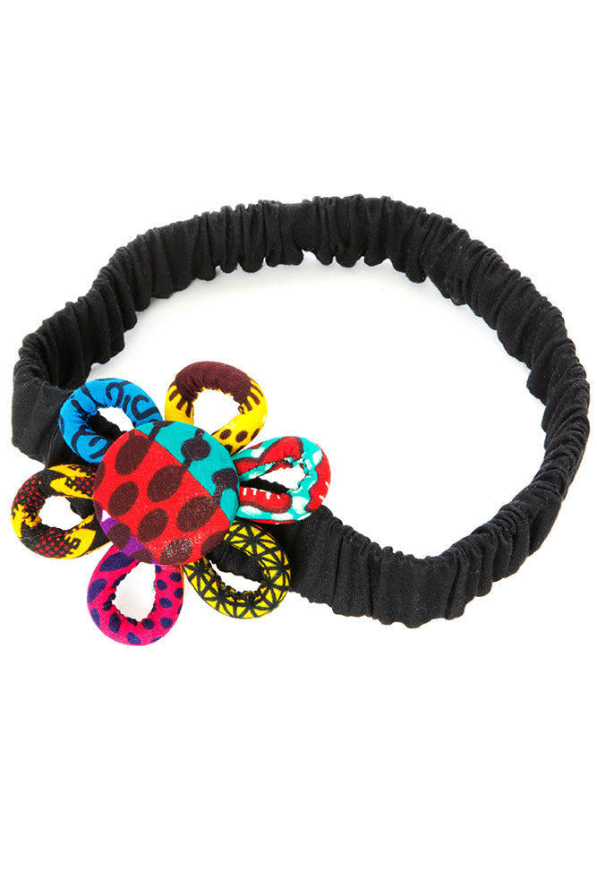 Nana Yaa's Cute as a Button Flower Head Band