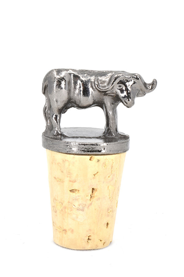 African Water Buffalo Bottle Stopper