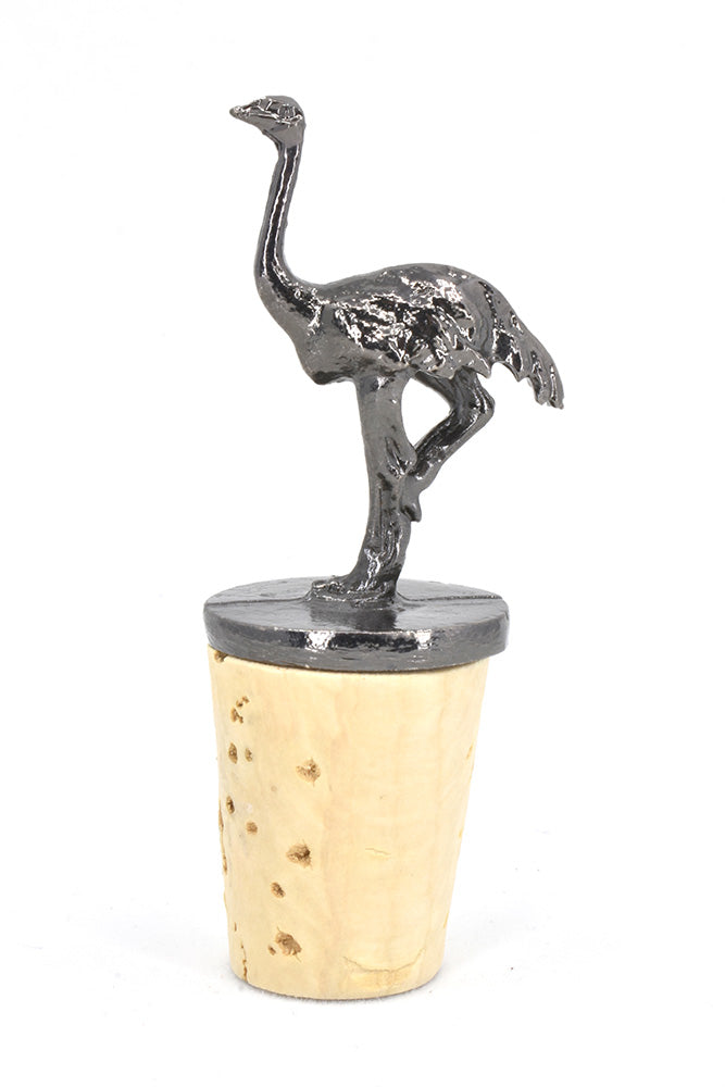 South African Ostrich Wine Bottle Stopper