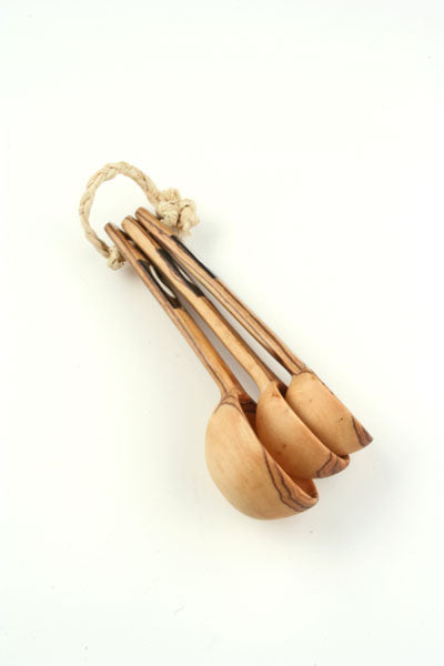 Set of 3 Measuring Spoons with Bone