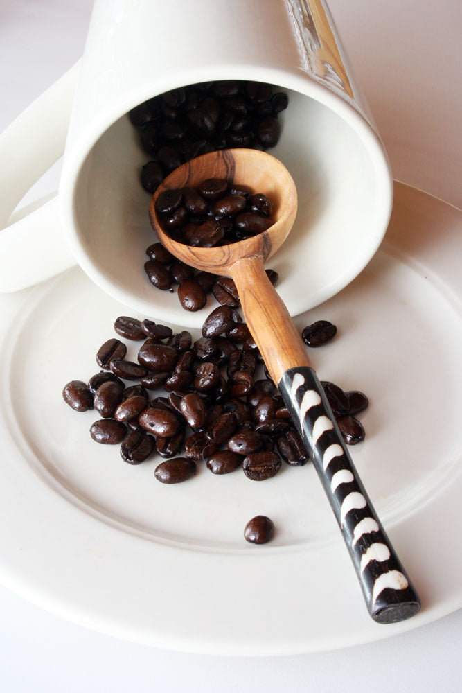 Coffee Scoop with Batik Bone Handle