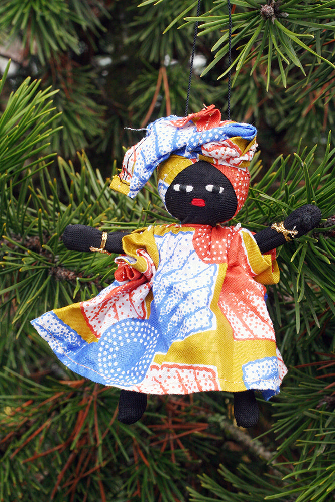 Burkina Baby Doll Holiday Ornament