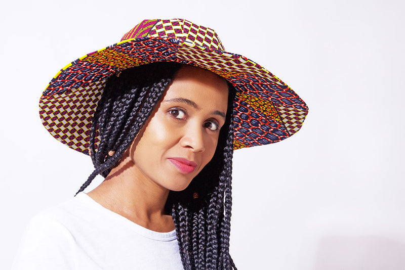 Ghanaian Ankara Cotton Sun Hats