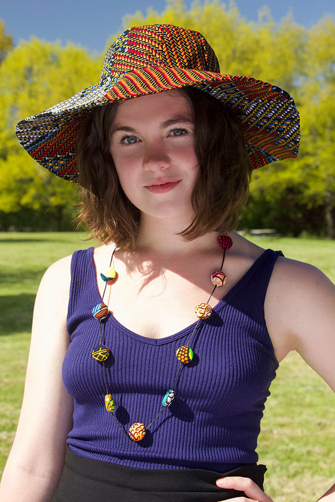 Ghanaian Ankara Cotton Sun Hats