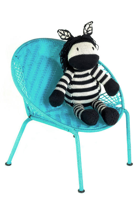 Blue Petite Peekaboo Chair