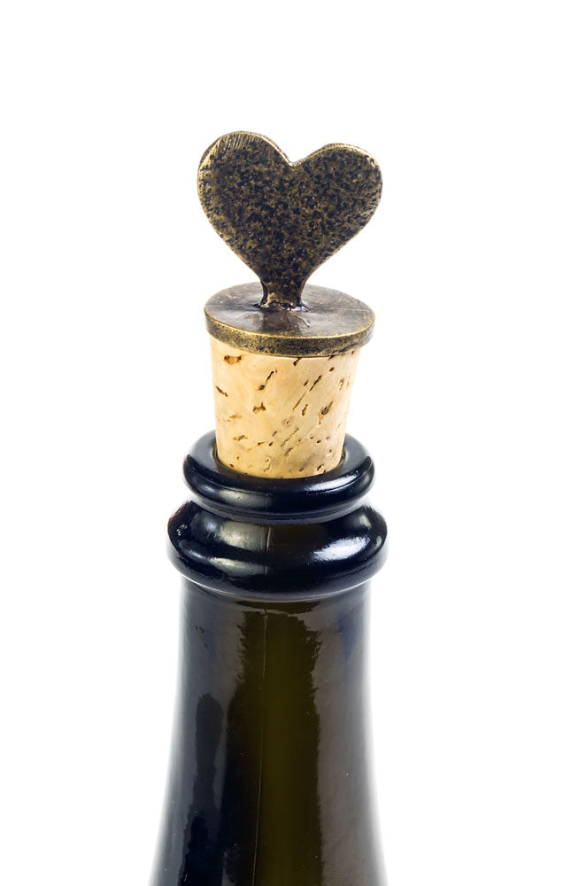 South African Lovely Heart Wine Bottle Stopper